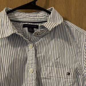 Tommy Hilfiger Women's Striped Button-Down Shirt
